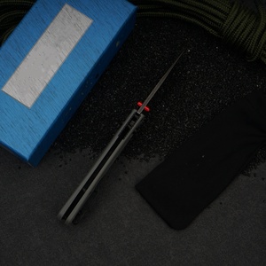 Cuchillo Plegable para Camping Tredknix BM535BK OEM, Hoja de Acero Inoxidable, Mango de Fibra de Nylon, Punta de Lanza, Anclaje para Pulgar, EDC, DIY - Product Image 2