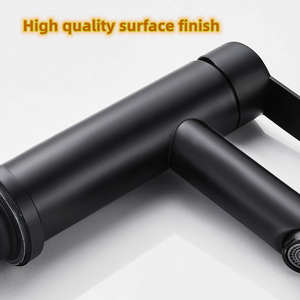 <span class=keywords><strong>Mitigeur</strong></span> de <span class=keywords><strong>lavabo</strong></span> de salle de bain noir raccords d'évier de salle de bain ensemble de robinet de <span class=keywords><strong>lavabo</strong></span> mat <span class=keywords><strong>pour</strong></span> salle de bain cuisine 304 acier inoxydable - Product Image 6