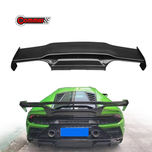 อัพเกรดเป็นปีกหลังคาร์บอนไฟเบอร์แบบแห้งสไตล์ Vors สำหรับ Lamborghini Huracan LP580 LP610 EVO ชุดปีกสปอยเลอร์หลังรถยนต์ - Product Image 1