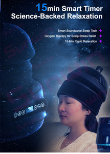 Machine de massage du cuir chevelu et de croissance des cheveux à usage personnel avec infusion de nutriments à l'oxygène sous pression et mode de relaxation intelligent de 15 minutes - Product Image 4