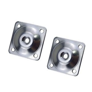 Cubierta para Patas de Sofá Yuyao, Superficie Plana, 48x48x1.8mm, Acero Q235, Pieza de Fijación para Muebles de Interior - Product Image 2