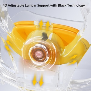 Sedia da Ufficio Ergonomica in Rete con Funzione Massaggio e Reclinabile - Design Confortevole per Sedute Prolungate, Ideale per Casa/Camera da Letto ed E-Sports - Product Image 3