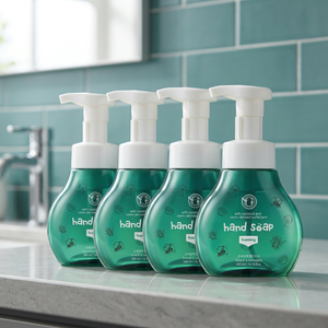 300mL Silver Nano Step Foaming Water <b>Wash</b> Hand <b>Soap</b> Anti-Bacterial Anti-inflammatory Basic Cleaning Chemical Ingredients KR - Product Image 2