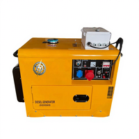 Petit Groupe Électrogène Diesel Super Silencieux Portatif pour Usage Domestique 5kVA 8kVA 10kVA 15kVA