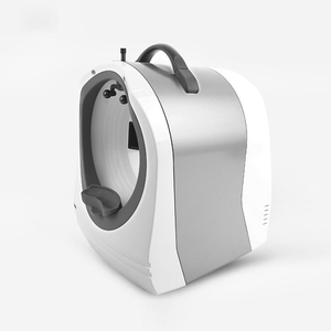 Analyseur de peau 2in1 en acier inoxydable pour le traitement du visage avec bureau réglable en hauteur - Product Image 1