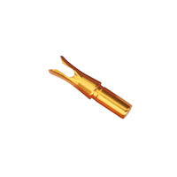 Nock interne en aluminium 6.2 ID, longueur 31.7mm, à pression, pour accessoire de diamètre intérieur 6.2mm