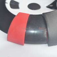 Equipo de Entrenamiento de Golf Eléctrico Automático para Retorno de Pelotas, con Varilla de Empuje y Rebote, Rojo y Negro, del Fabricante Original