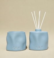 Diffuseur à bâtonnets en céramique moderne, sans parabène, 180 ml, en gros, sous marque privée, emballé, luxe, pour la maison, le bureau, cadeau