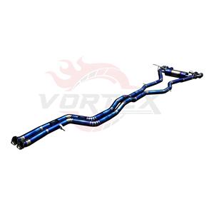 ระบบท่อไอเสียแบบวาล์ว Vortex Bolt-On สีน้ำเงินไทเทเนียมสำหรับ BMW M3 F80 M4 ชุดแต่งเพิ่มสมรรถนะจากโรงงานผู้ผลิตขายส่ง - Product Image 4