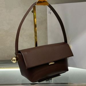 Bolso de Mano Elegante y Original para Mujer, Diseño Geométrico Marrón, de Lujo, Impermeable, de un Solo Hombro - Product Image 2