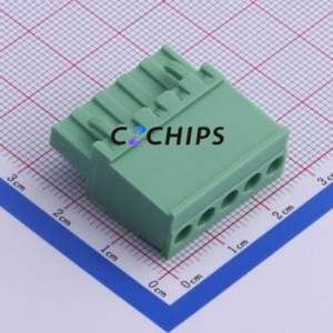 KF2EDGKB-5.0-5P Plug-in Terminal Block P=5mm Connector ( Connector Type: Plug )( Construction: 1x5P )( Pitch: 5mm ) - Product Image 2