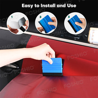 Outils de pose de film teinté pour vitres de voiture Foshio, rouleau de feutre auto-adhésif pour raclette