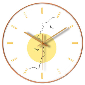 Light and Decoration 10inch Aluminum <b>Clocks</b> Home Decorative Metal <b>Wall</b> <b>Clock</b> - Product Image 6