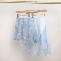 Vente chaude Bonne Qualité En Gros En Mousseline De Soie Cravate Die Dance Wear Formation Ballet Jupes Enveloppantes