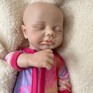 12 Inch Meisje En Jongen Geschilderd Full Body Zachte Solide Siliconen Reborn Poppen Handgemaakte Tweeling Boneca Reborn Corpo De Siliconen - Product Image 5