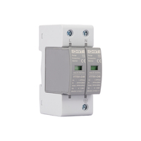 Indication Dispositif de protection contre les surtensions de fenêtre SPD YTTS1-C40 AC 110V 2 pôles 40ka Type 2 Système d'alimentation 35mm monté sur rail Din