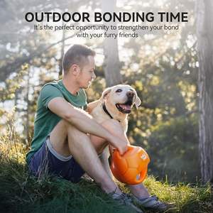 Juguete Interactivo para Mascotas AFP, Juego de Tirar la Cuerda al Aire Libre, Juguete de Buscar con 2 Asas, Juguete de Pelota para Perros con Sonido, para Perros Medianos y Grandes - Product Image 5