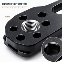 Pièces de drone en aluminium usinées CNC 7075-T6, composants de châssis UAV légers, usinage de précision sur mesure OEM ODM, usine de fabrication