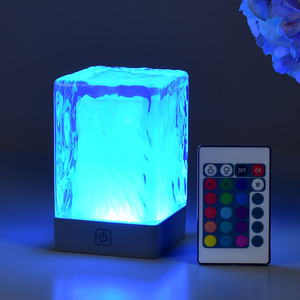 Touch Control Modern Crystal 16 Color <strong>Changing</strong> RGB Decorative Northern European Luxury Led Light <strong>Table</strong> Lamp - Product Image 3
