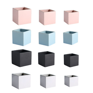Nordique nordique pour Pot de fleur carré grand <span class=keywords><strong>Cactus</strong></span> charnu créatif Simple <span class=keywords><strong>en</strong></span> céramique <span class=keywords><strong>vert</strong></span> Rose bonsaï ornement de maison - Product Image 6