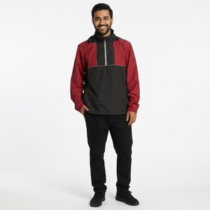 Blouson coupe-vent à capuche pour homme, marque américaine tendance 2026, design décontracté ample, fermeture éclair, vente en gros pour l'été et les activités de plein air - Product Image 1