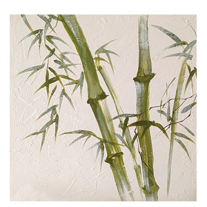 Bamboo Wall Art Print <b>Framed</b> Rectangle Modern Minimalist Chinese Style Living Room Decor Painting - Product Image 5