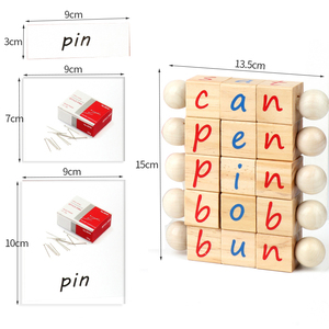 Venta al por mayor de <span class=keywords><strong>ortografía</strong></span> bloque sólido Juegos Juguetes promoción DIY significativa de niños cognitivo carta juguetes edu - Product Image 4