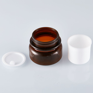 MAYSURE Contenant à gommage pour <span class=keywords><strong>baume</strong></span> à lèvres mat à large bouche 30ml 40ml 50ml Cylindre vide pot de crème cosmétique pour les yeux et le visage en plastique PET avec couvercle - Product Image 6