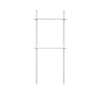 Armoire portable YIJIALE, système de suspension minimaliste pour chambre, penderie démontable