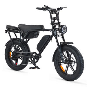 Bicicleta Eléctrica de Estilo Retro 2026 con Llantas Gruesas y Suspensión Completa, Kit de Motor de 52V 48V 500W/750W 1000W, Batería de Litio Integrada - Product Image 6