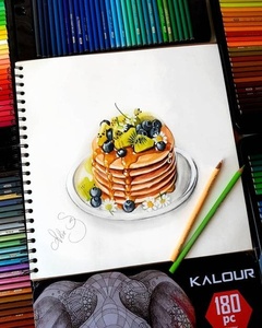 2 gói 9 "x 12" 100sheets 68lb 100gsm hỗn hợp phương tiện truyền thông thô kết cấu phác thảo giấy pad và vẽ giấy pad cho nghệ sĩ và hobbist - Product Image 4