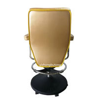 Chaises de poker de casino VIP de luxe d'intérieur Chaises de machine à sous en cuir véritable avec accoudoir