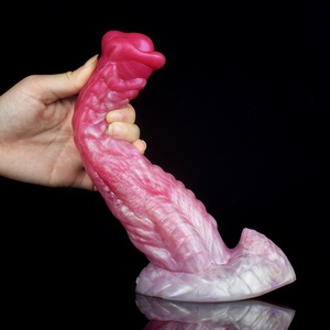 NNSX Masturbador Femenino, Dildo Curvo con Forma de Pene, Estimulador de Punto G, Dildo Grande con Ventosa, Juguetes Sexuales para Hombres y Mujeres, Masaje Anal - Product Image 4