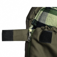 Sac de couchage imperméable à capuche de style enveloppe camouflage de haute qualité et à bas prix Forjoy, sac de couchage chaud pour la randonnée en plein air