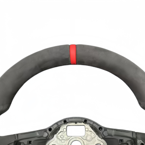 Volante Personalizado Completamente Recubierto en Alcántara para <span class=keywords><strong>Volkswagen</strong></span> CC Magotan Golf 6 7 R MK6 MK7 MK7.5 Polo Tiguan Passat GTI VW Bora <span class=keywords><strong>Caddy</strong></span> - Product Image 2