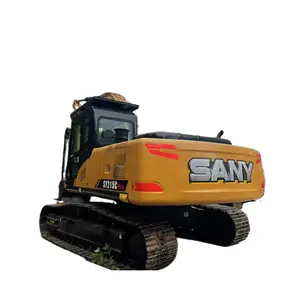 ราคาจําหน่าย 99% ใหม่สภาพดีใช้ SANY SY215C-DPC 21.5TON รถขุดการร่วมมือในระยะยาวพร้อมใบรับรอง ce / epa