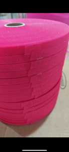 Pink Glitter Satin <b>Ribbon</b> Spool Solid Color Woven Craft Gift Decoration 22mm Width homecoming mums <b>ribbon</b> mums <b>ribbon</b> DIY - Product Image 6