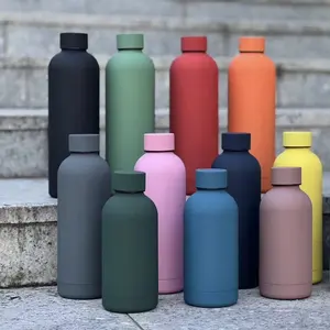 Stainless Steel 500ml Vacuum Flask Sport Cola Shaped Water Bottle