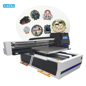 Caméra visuelle multicolore Positionnement CCD Mise au point automatique Système de vision Imprimante UV 6090 Machine d'impression grand format