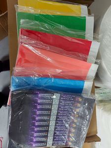 Bracelets Tyvek personnalisés pour événements, imprimables au laser, logos couleur, résistants aux déchirures, imperméables, jetables, promotionnels - Product Image 5