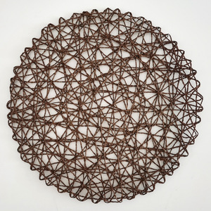 Mantel Individual Decorativo Moderno y Simple <span class=keywords><strong>de</strong></span> Cuerda <span class=keywords><strong>de</strong></span> Papel Tejida con Aislamiento Térmico para Uso como Posavasos - Product Image 5