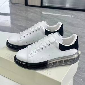 Chaussures rétro montantes en maille à semelle épaisse antidérapantes pour hommes et femmes, style décontracté, blanches, design académique personnalisé - Product Image 4