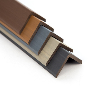 Tường Ngoài Trời trang trí nhựa composite rãnh WPC Panel tường ốp L góc - Product Image 1