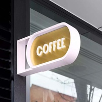 Led Commerciële Bord Brief Teken Lichttafel Outdoor Led Dubbelzijdig Lichtbak