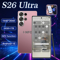Harga Pabrik Ponsel S26 Ultra 16GB 1TB Memori Internal Pengenal Wajah untuk Pemasok Grosir Global