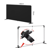 Barrière de tennis pliable en Oxford pour pickleballs, sur mesure, stable et durable, taille 5'*2.4', équipement de court