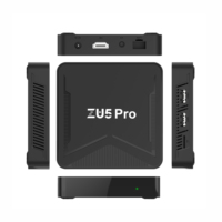 Boîtier TV intelligent ZU5PRO 4K Full HD 3D Lecteur multimédia Rk3518 2 Go 16 Go Android 14.0 Décodeur ZU5 Pro avec télécommande vocale