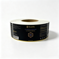 Étiquette adhésive personnalisée |   Autocollant cosmétique en vinyle imperméable pour masque facial et parfum, taille et forme personnalisées, étiquette privée