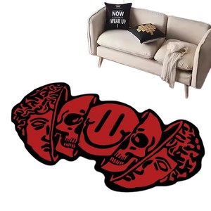 Hua Hong Cartoon Floor <b>Mat</b> Polyester Fiber Irregular Shape Living Room Bedroom Bathroom Non <b>Slip</b> Absorbent Rug - Product Image 5