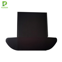 Boîtes d'emballage en carton pour cadeaux, Logo personnalisé, noir mat, 10 pièces
